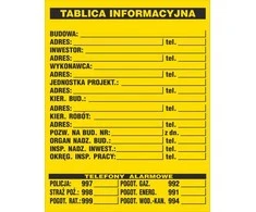 ANRO statybinė informacinė lenta 700 x 900 mm (B1/R/P)