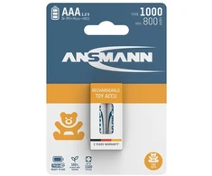 Ansmann Akumuliatoriai NiMH AAA/HR03 1000mAh 1.2V - 2 vnt. (1311-0029)