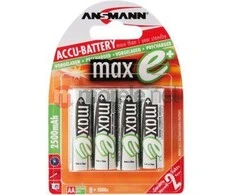 Ansmann MaxE baterija AA / R6 2500mAh 4 vnt.