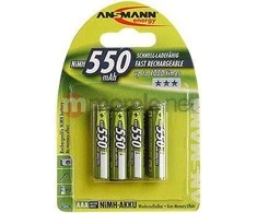 Ansmann MaxE AAA / R03 550mAh baterija 4 vnt.