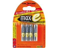 Ansmann MaxE AAA / R03 800mAh Baterija 4 vnt.