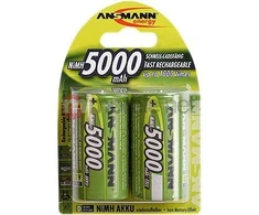 Ansmann Baterija MaxE D / R20 5000mAh 2 vnt.
