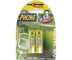 Ansmann Baterija Telefonas AA / R6 800mAh 2 vnt.