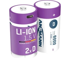 Ansmann 1314-0005 buitinė baterija Įkraunama baterija D Ličio-jonų (Li-Ion)