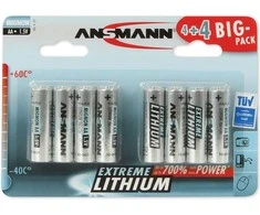 Ansmann Ekstremalus Baterija AA / R6 8 vnt.