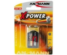 Šarminė mangano baterija Ansmann, 9V