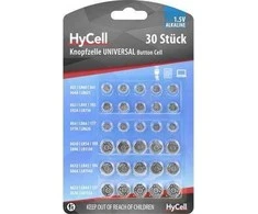 Ansmann „HyCell“ šarminių mygtukinių elementų rinkinys, 30 vnt. (5015473)