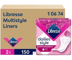 Antalis Įklotai Libresse Multistyle 10674 2 x 150 vnt./pak.