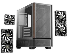 „Antec P30 ARGB“ kompiuterio korpusas, vidutinio dydžio bokštas, ATX, grūdintas stiklas – juodas