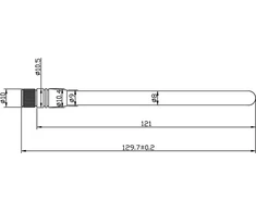 Antena Delock ZigBee 868 MHz, RP-SMA, 2 dBi