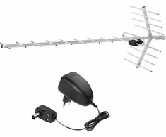 RTV antenA Libox Kryptinė 19-o elemento aktyvioji LB1900W LiBOX antenA