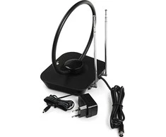 Vidinė DVB-T2 antena „Spacetronik Locus TV“ 45 dB maitinimo šaltinis
