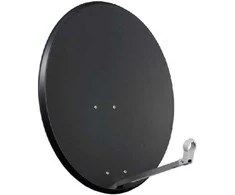Palydovinė antena CORAB 80 cm juoda (ASC-800TA-C)