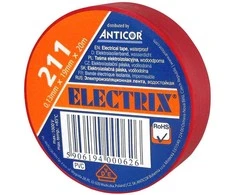 Anticor TAŚMA IZOL.19X20 RAUDONA ELECTRIC 211P