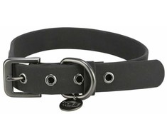 TRIXIE CityStyle antkaklis, PVC, XS-S 25-32 cm/20 mm, juodas