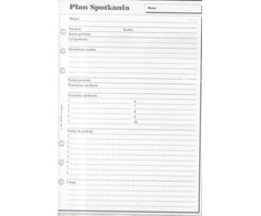Antra Kasetė do organizera A5 Plan spotkań (270047)