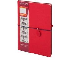 Antra B5 pastabos Dots Renaissance Raudona