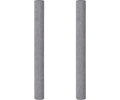 Neslystantys dažytojo fliso audiniai, 2 vnt., 5 m, 280 g/m², pilki