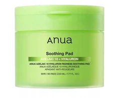 Anua Anua, Azelaic Acid 10, Azelaic Acid 10 + Hyaluron, Soothing Anti-Redness, Peel-Off Pads, 90 pcs For Women