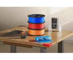 Anycubic TPU Filament (Transparent Raudona) 1kg