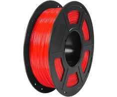 Anycubic TPU Filament (Transparent Raudona) 1kg