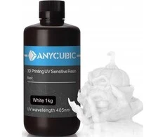 Derva 3D spausdintuvui - Anycubic 3D Printing UV Sensitive Resin Basic 1kg - Balta