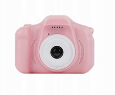 Aparat Skaitmeninis 48mp Kamera 1080p Dla Dziecka 5x Gry Mp3 Xrec X2 / Vienaragis Rožinė