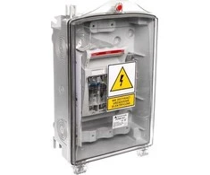 Apator ZK RBK 00/T jungiamoji dėžutė /PEN bėgis + V formos gnybtai/ skaidrus 63-811656-131