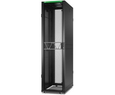 APC NetShelter SX Gen 2 - Tinklo spintelė - 2258 (A) x 600 (P) x 1070 (G) mm, su šonais - Pastatomi - Juoda - 48U - 48,3 cm (19") - Atitinka TAA standartus