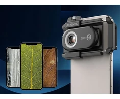 Apexel 3x Lens SKAITMENINIS MIKROSKOPAS 200x 150x 100x CPL filtras telefono telefonui / APL-MS3IN1