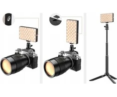 Apexel LED 140 Rgb / 3100 Mah 1/4"" ISO + Trikojis + 3D galvutė (APL-FL07)