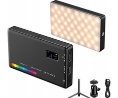 Apexel LED 140 Rgb / 3100 Mah 1/4"" ISO + Trikojis + 3D galvutė (APL-FL07)
