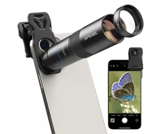 Apexel Objektyvas Zoom Tele 10x + Makro 200mm išmaniesiems telefonams / / Apl-tm10 (SB11886)