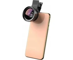 Apexel rinkinys 2in1 objektyvo makro filtras 12,5x ir platus kampas 0,45x, skirtas telefonui / Apl-0,45wm
