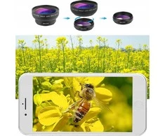 Apexel rinkinys 2in1 objektyvo makro filtras 12,5x ir platus kampas 0,45x, skirtas telefonui / Apl-0,45wm