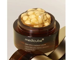 Medicube - Deep Vita C Capsule Cream - Brightening and Firming Face Cream - Skaistinantis ir stangrinantis veido kremas, 55 g