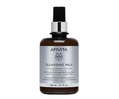 Apivita 3in1 Pieninis valiklis Cleansing &amp; Hydrating Pienelis veidui ir akims, 300 ml