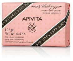Apivita natūralus rožių kvapo muilo gabalėlis, 125 g