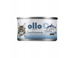 OLLO Cat nr 9 Tuna & Anchovy in broth – šlapias kačių maistas – 70g