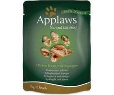 Applaws – šlapio kačių maisto 70 g maišelis – vištiena ir šparagai (178-002)