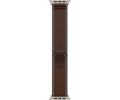 Apple Watch 49 mm tamsiai rudos spalvos Trail Loop - S/M - natūralaus titano apdaila - MK8J4ZM/A