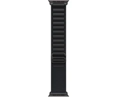 „Apple“ 49 mm juodas „Alpine Loop“ – vidutinio dydžio – juodo titano apdaila