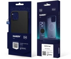Dėklas 3Mk Protection 3mk Hardy silikoninis „MagCase“, skirtas „iPhone 16 Plus“ – pilkas