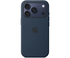 Apple iPhone 17 Pro Silikoninis dėklas with MagSafe – Midnight