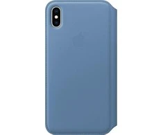 Apple iPhone XS Max odinis atverčiamas dėklas - Oranžinis