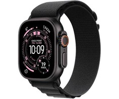 Išmanusis laikrodis Apple Watch Ultra 3 GPS + Cellular 49mm Juodas Titanium / Alpine Loop M Juodas (MF0V4QP-A)