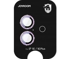 Joyroom JR-MSJ0275 protective glass Apple iPhone 16/16 Plus kameros apsauga - pink