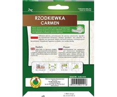 Carmen Radish PNOS Seeds on Tape, 6m Tape