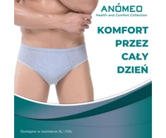 VYRŲ VIENKARTINIAI APATINIAI ANOMEO (MEDVILNINIAI) XXL - 6 VNT.