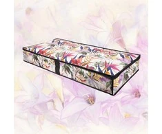 ORDINETT Clothes box 107x50x15cm Floral Beauty